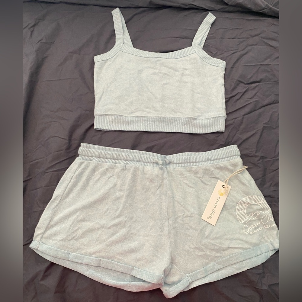 light blue ocean drive matching set, from ocean city